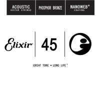 Струна Elixir 14145 Nanoweb Phosphor Bronze .045