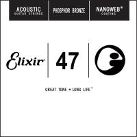 Струна Elixir 14147 Nanoweb Phosphor Bronze .047