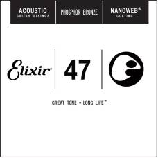 Струна Elixir 14147 Nanoweb Phosphor Bronze .047