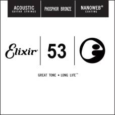 Струна Elixir 14153 Nanoweb Phosphor Bronze .053