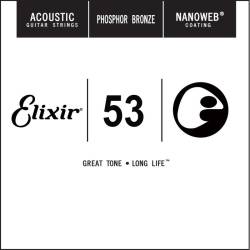 Струна Elixir 14153 Nanoweb Phosphor Bronze .053