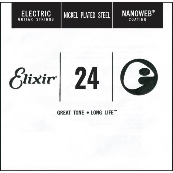 Струна Elixir 15224 Nanoweb Nickel Plated Steel .024