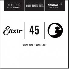 Струна Elixir 15345 Nanoweb Long Scale .045