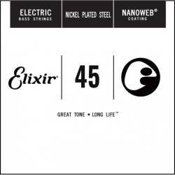 Струна Elixir 15345 Nanoweb Long Scale .045
