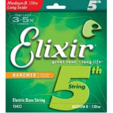 Струна Elixir 15432 Nanoweb Coated Nickel Plated Steel 130 Light B/TW