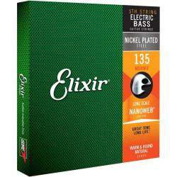 Струна Elixir 15435 Nanoweb Coated Nickel Plated Steel 5th 135 Medium B
