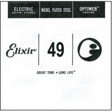 Струна Elixir 16249 Optiweb Nickel Plated Steel .049