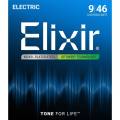 Струны для электрогитары Elixir 19027 Optiweb Nickel Plated Steel Custom Light 9/46