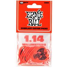 Медіатори Ernie Ball 9194 Red Everlast Guitar Player's Pack 1.14 mm (12 шт.)