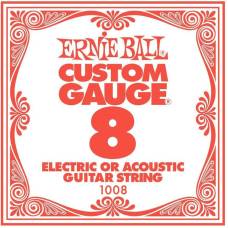 Струна Ernie Ball 1008 Plain Steel .008