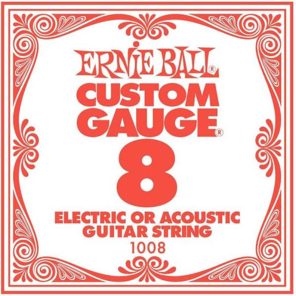 Струна Ernie Ball 1008 Plain Steel .008