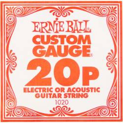 Струна Ernie Ball 1020 Plain Steel .020