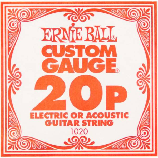 Струна Ernie Ball 1020 Plain Steel .020