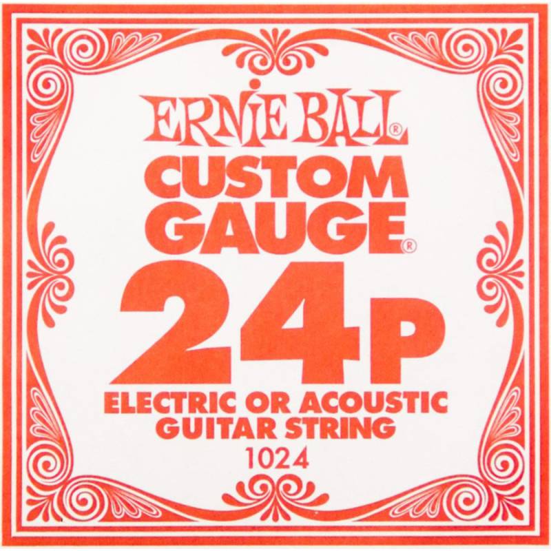 Струна Ernie Ball 1024 Plain Steel .024