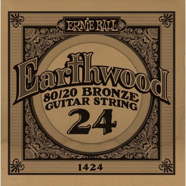 Струна Ernie Ball 1424 Earthwood 80/20 Bronze .024