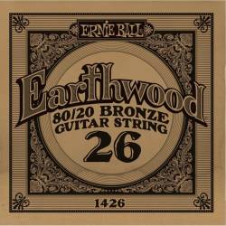 Струна Ernie Ball 1426 Earthwood 80/20 Bronze .026