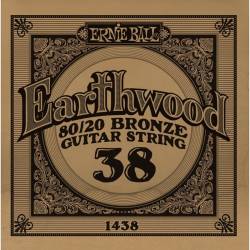 Струна Ernie Ball 1438 Earthwood 80/20 Bronze .038