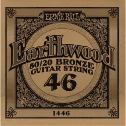 Струна Ernie Ball 1446 Earthwood 80/20 Bronze .046