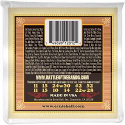 Струни для акустичної гітари Ernie Ball 2012 Earthwood 80/20 Bronze 12-String Medium 11/52