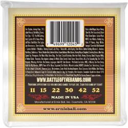 Струни для акустичної гітари Ernie Ball 2045 Earthwood 80/20 Bronze Silk Steel Soft 11/52