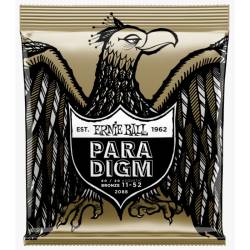 Струни для акустичної гітари Ernie Ball 2088 Paradigm Light 80/20 Bronze 11/52