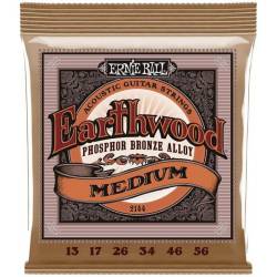 Струни для акустичної гітари Ernie Ball 2144 Earthwood Phosphor Bronze 13/56
