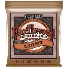 Струни для акустичної гітари Ernie Ball 2148 Earthwood Phosphor Bronze 11/52