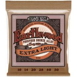 Струни для акустичної гітари Ernie Ball 2150 Earthwood Phosphor Bronze 10/50