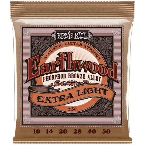 Струни для акустичної гітари Ernie Ball 2150 Earthwood Phosphor Bronze 10/50