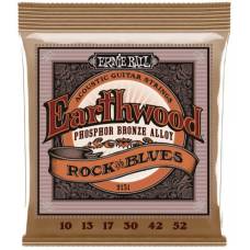 Струни для акустичної гітари Ernie Ball 2151 Earthwood Phosphor Bronze 10/52
