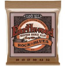 Струни для акустичної гітари Ernie Ball 2151 Earthwood Phosphor Bronze 10/52