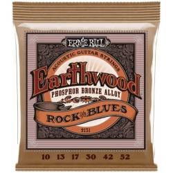 Струни для акустичної гітари Ernie Ball 2151 Earthwood Phosphor Bronze 10/52