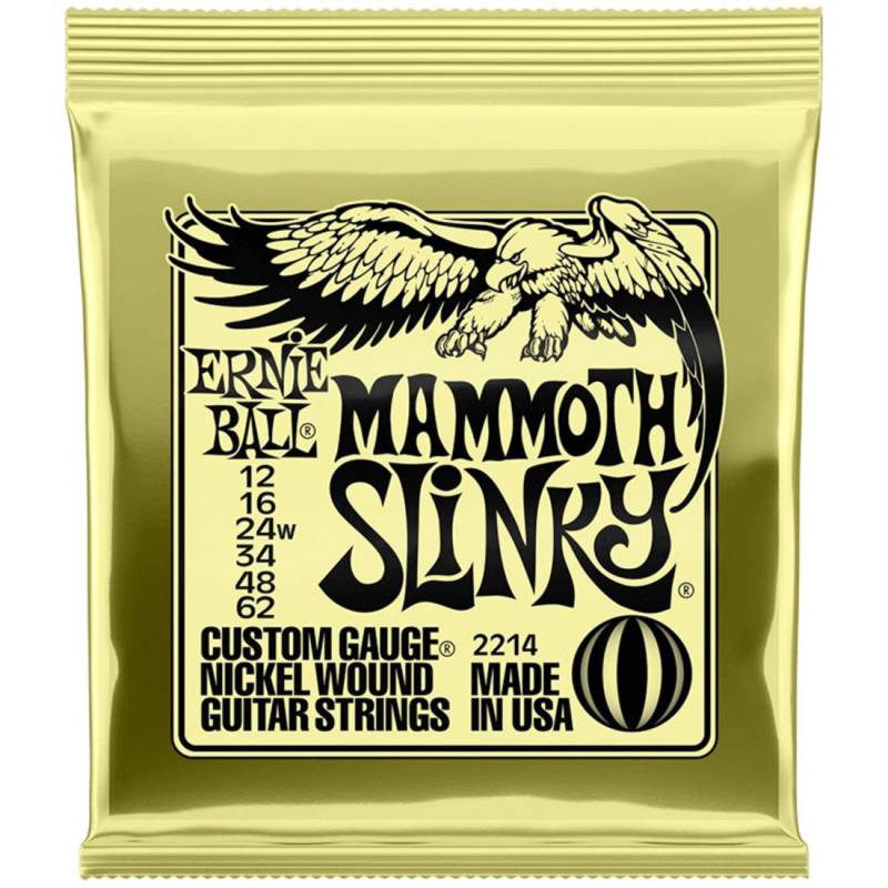 Струны для электрогитары Ernie Ball 2214 Mammoth Slinky Nickel Wound 12/62