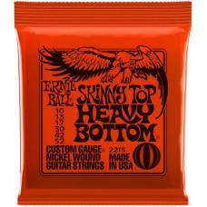 Струни для електрогітари Ernie Ball 2215 Skinny Top Heavy Bottom Nickel Wound 10/52