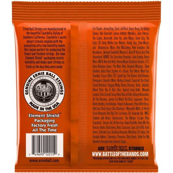 Струны для электрогитары Ernie Ball 2215 Skinny Top Heavy Bottom Nickel Wound 10/52