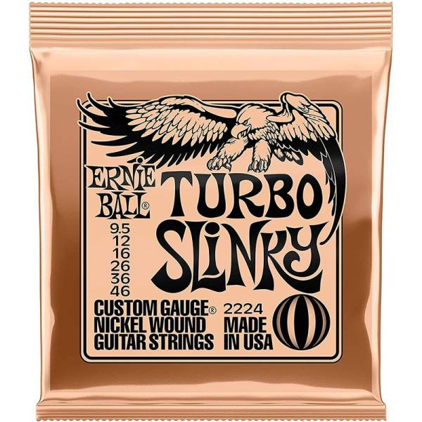 Струны для электрогитары Ernie Ball 2224 Turbo Slinky Nickel Wound 9,5/46