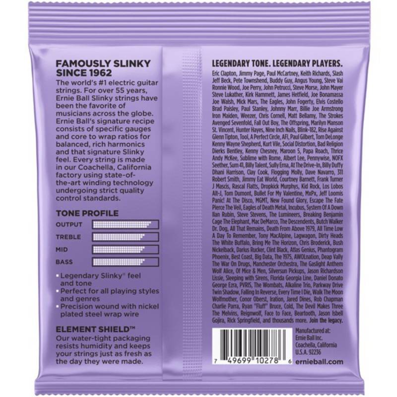 Струны для электрогитары Ernie Ball 2227 Ultra Slinky Nickel Wound 10/48