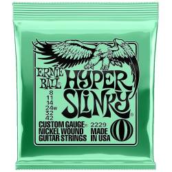 Струны для электрогитары Ernie Ball 2229 Hyper Slinky Nickel Wound 8/42