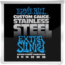 Струни для електрогітари Ernie Ball 2249 Extra Slinky Stainless Steel 8/38