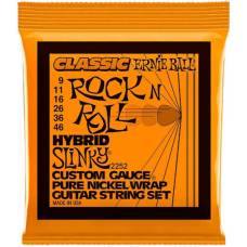 Струни для електрогітари Ernie Ball 2252 Classic Pure Nickel Hybrid Slinky 9/46