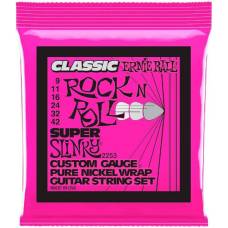Струны для электрогитары Ernie Ball 2253 Classic Pure Nickel Super Slinky 9/42