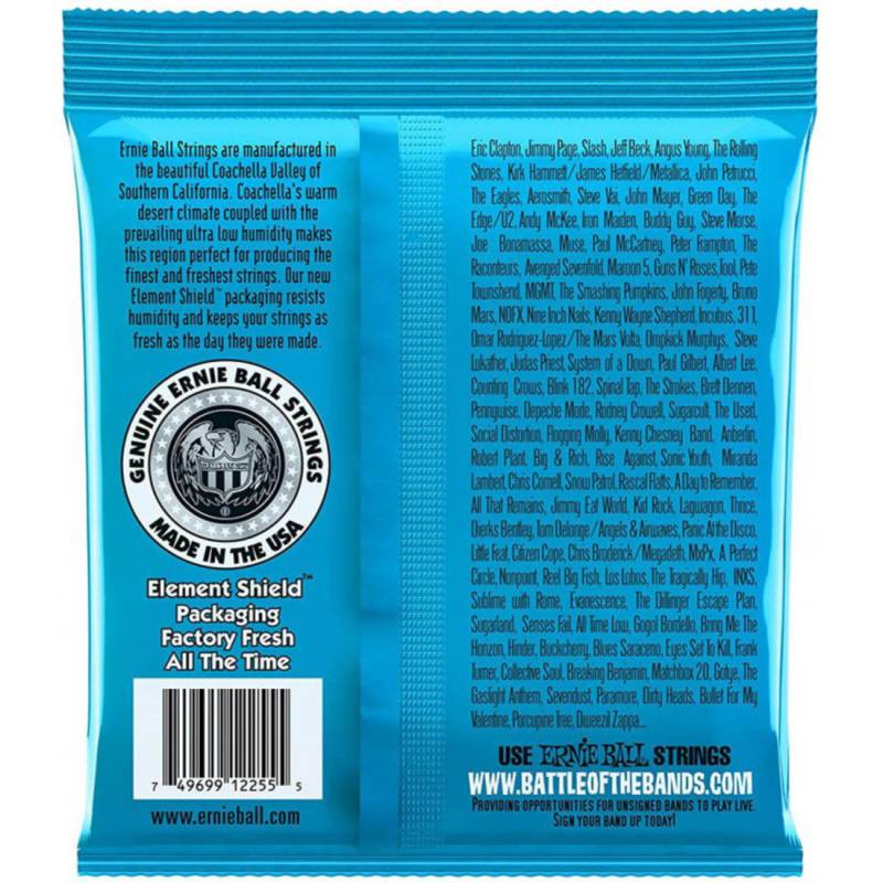 Струны для электрогитары Ernie Ball 2255 Classic Pure Nickel Extra Slinky 8/38