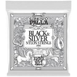 Струни для класичної гітари Ernie Ball 2406 Ernesto Palla Nylon Black & Silver