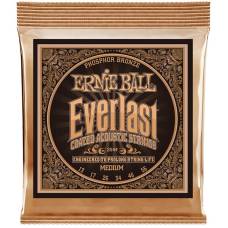 Струни для акустичної гітари Ernie Ball 2544 Everlast Medium Phosphor Bronze 13/56
