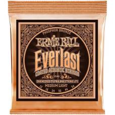 Струни для акустичної гітари Ernie Ball 2546 Everlast Medium Phosphor Bronze 12/54