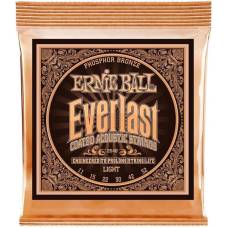 Струни для акустичної гітари Ernie Ball 2548 Everlast Light Phosphor Bronze 11/52