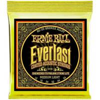 Струни для акустичної гітари Ernie Ball 2556 Everlast 80/20 Bronze Medium Light 12/54