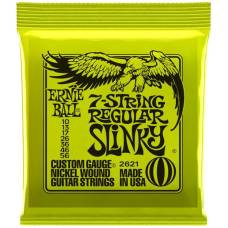 Струны для электрогитары Ernie Ball 2621 7-String Regular Slinky Nickel Wound 10/56