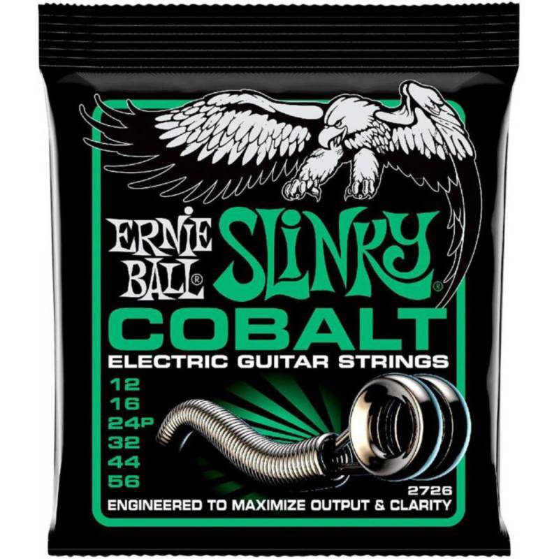 Струны для электрогитары Ernie Ball 2726 Cobalt Slinky 12/56