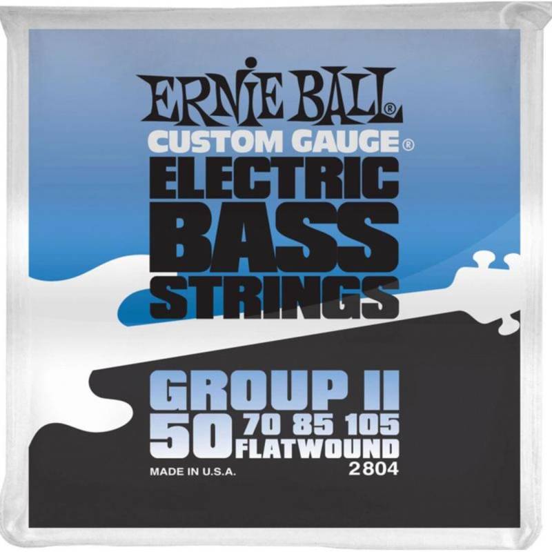 Струни для бас-гітари Ernie Ball 2804 Flatwound Group II 50/105